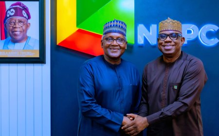 Aliko Dangote Visits NNPC Group CEO in Strategic Courtesy Call