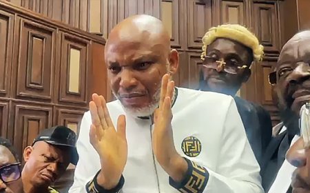 Nnamdi Kanu Denies Involvement in 2020 #EndSARS Protest Destruction