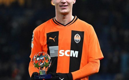 Napoli Push to Sign Sudakov, But Shakhtar Demand Higher Fee