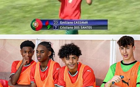 Cristiano Ronaldo Jr. Shines on Debut for Portugal U-15s in Vlatko Marković Tournamen
