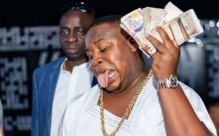 Cubana Chiefpriest Flaunts Stacks of Mint Naira Notes at Asa Asika’s Wedding
