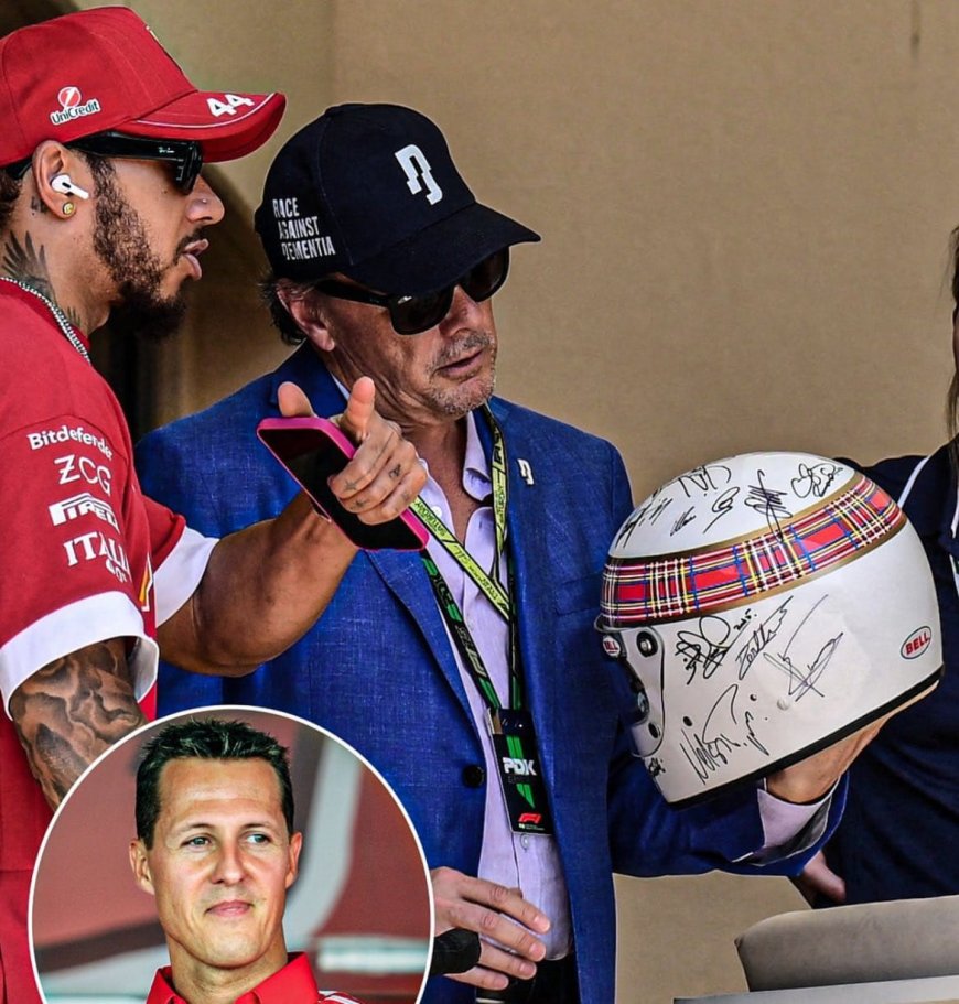 Michael Schumacher’s Signed Helmet Sparks Hope and Emotion as It Heads to Charity Auction