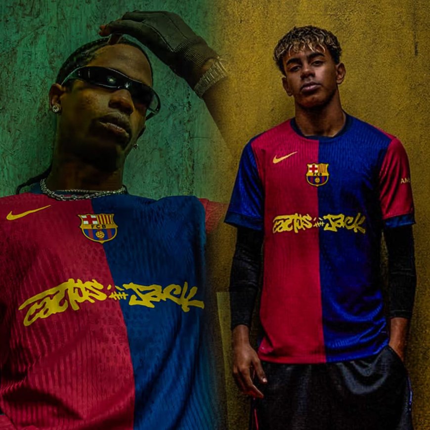FC Barcelona Unveils Special Travis Scott Kit
