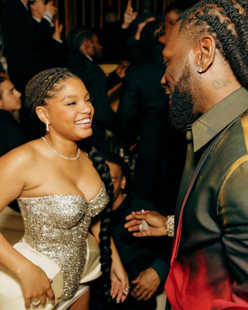 Burna Boy and Halle Bailey Spark Speculation at Met Gala Amid Rumored Breakup with Chloe Bailey