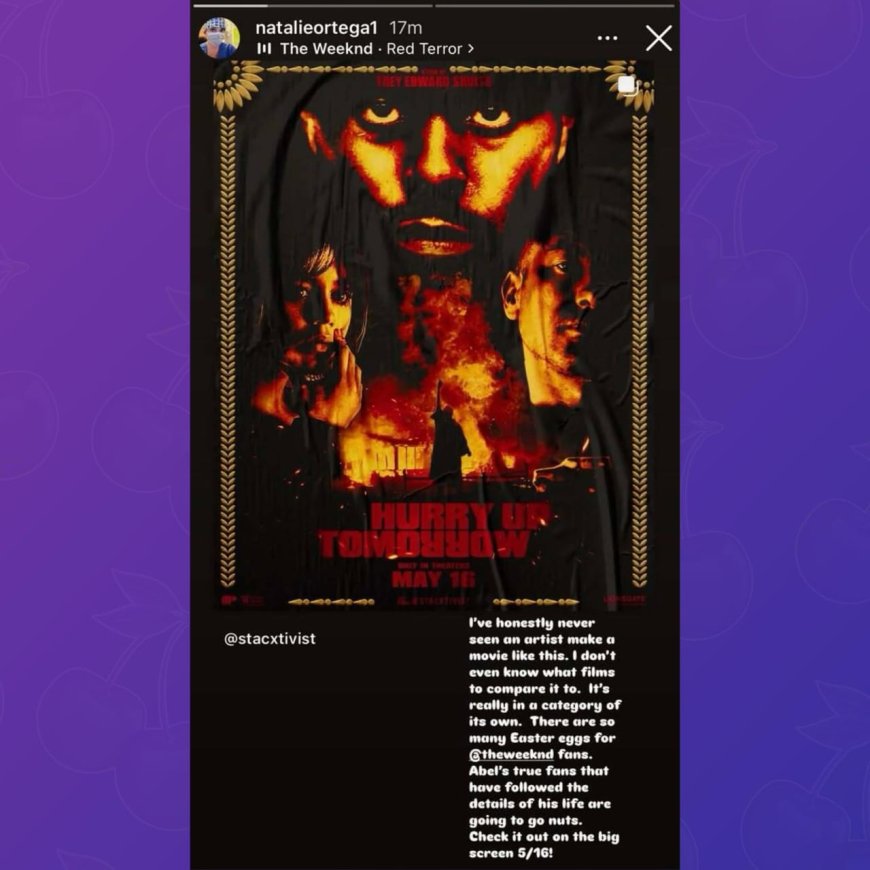 Jenna Ortega’s Mom Praises The Weeknd’s Film "Hurry Up Tomorrow" for Its Originality and Hidden Easter Eggs