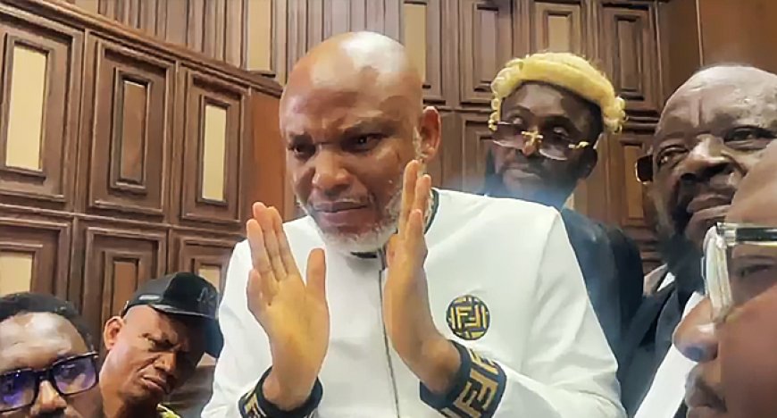 Nnamdi Kanu Denies Involvement in 2020 #EndSARS Protest Destruction