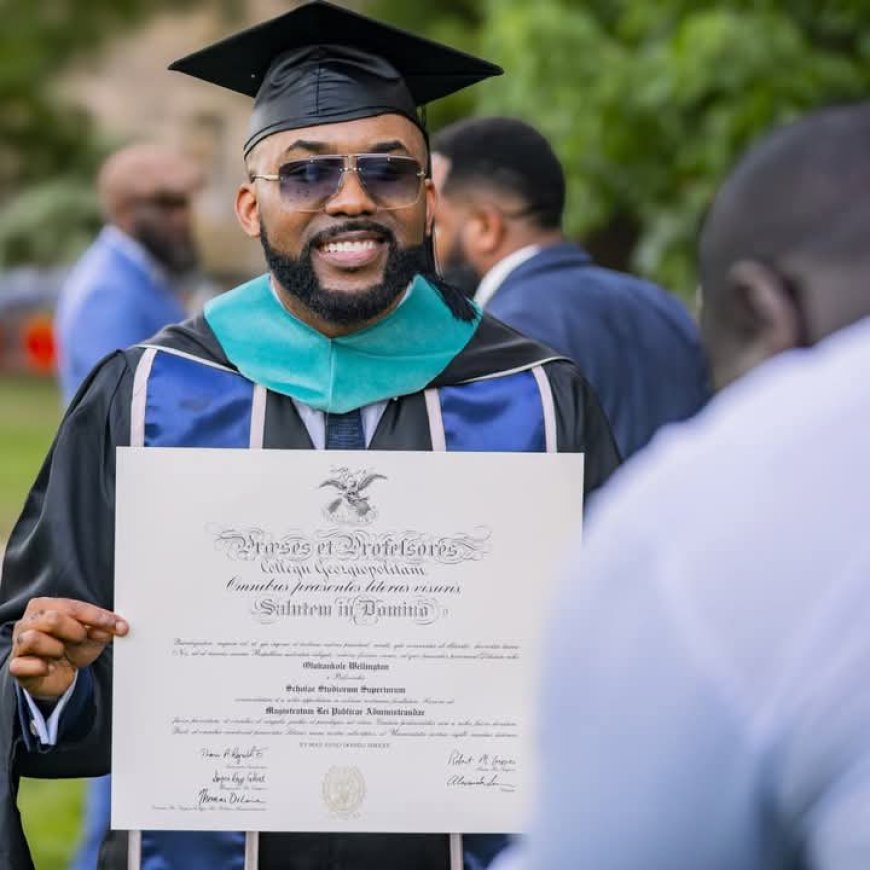 Banky Wellington Reflects on Growth and Faith as He Earns Master’s Degree
