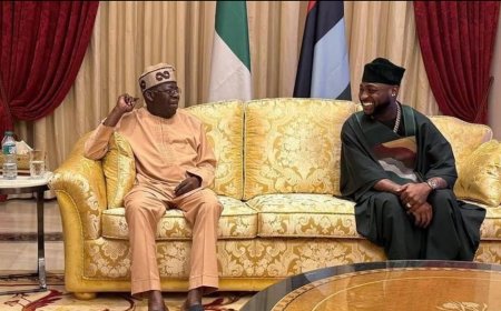 Davido, Governor Adeleke, and Family Pay Courtesy Visit to President Tinubu in Lagos