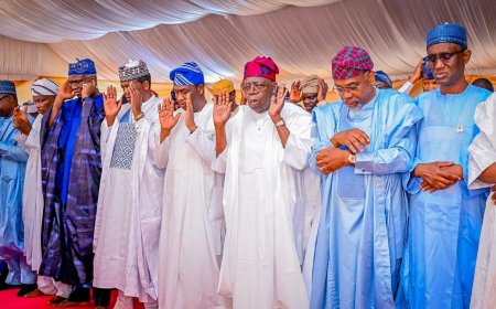 Minister of State for Defense, Matawalle, Pays Sallah Visit to President Tinubu in Lagos