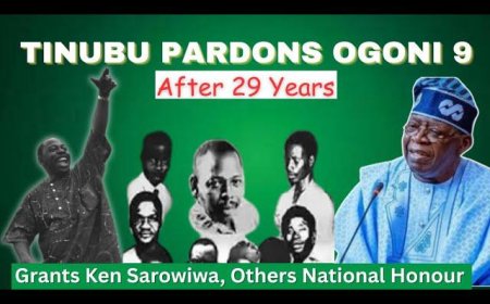 Tinubu Grants Posthumous Presidential Pardon to Ken Saro-Wiwa and Ogoni Nine