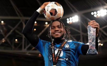 Ademola Lookman Earns Double Nomination for Atalanta Goal of the Season Award