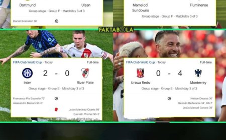 Inter and Monterrey Advance to Club World Cup Next Stage as River Plate and Urawa Exit