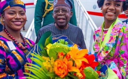 President Tinubu Receives Warm Welcome with Military Honours in Saint Lucia