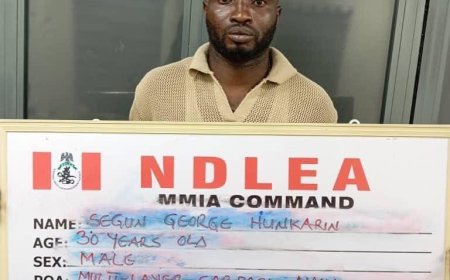 NDLEA Nabs Former Footballer for Alleged Cocaine Trafficking at Lagos Airport