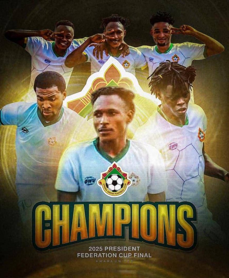 Kwara United Clinch Historic First Federation Cup Title After Penalty Shootout Triumph