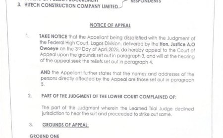 Funso Doherty Appeals Court Decision on N15 Trillion Lagos-Calabar Coastal Highway Project