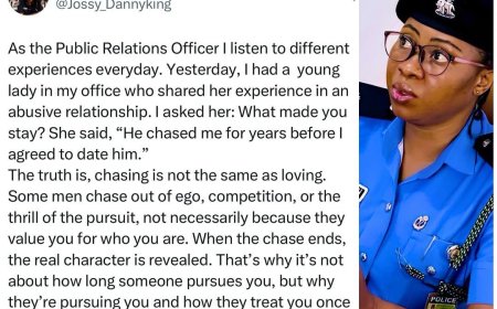 "He Chased You, Not Caged You"  — FCT Police PRO Warns Women in Toxic Relationships