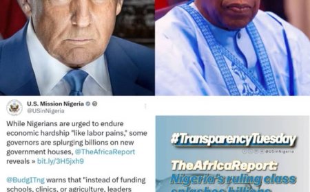 U.S. Mission Criticizes Nigerian Elite Over Extravagance Amid Widespread Economic Struggles