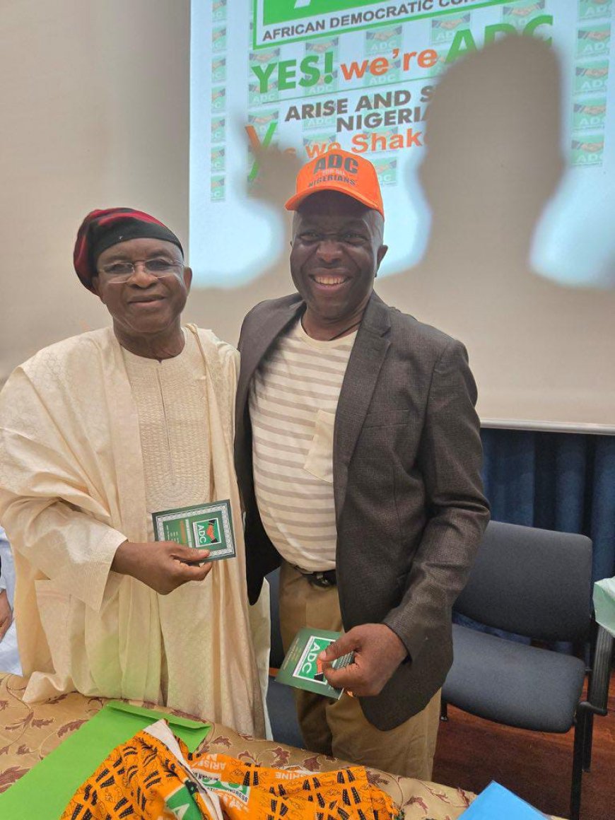 ADC Founder Ralph Nwosu Bows Out, Backs David Mark to Lead Coalition to Aso Villa