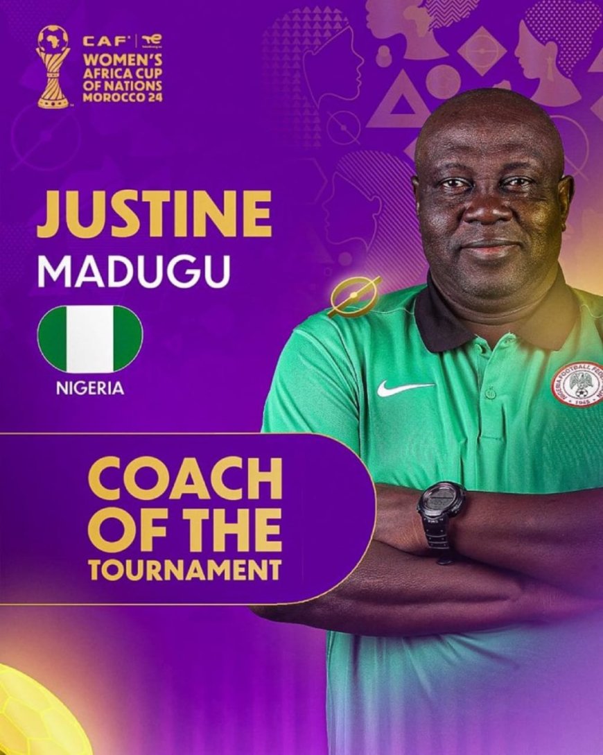 Nigeria’s Coach Justine Honored as Best Coach of the Tournament