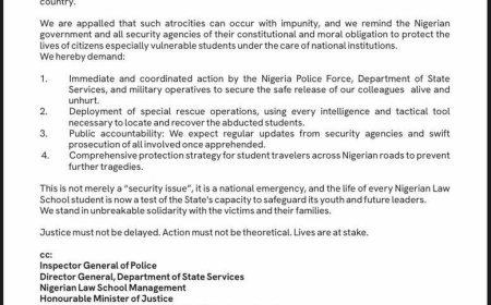 aw School Students Urge Security Intervention Over Kidnapped Colleague