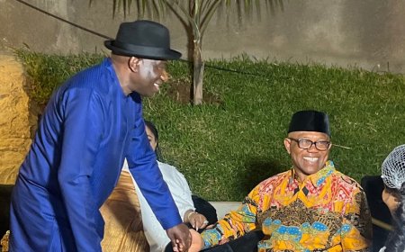 This Picture of Peter Obi and former President Goodluck Johnathan would make your day