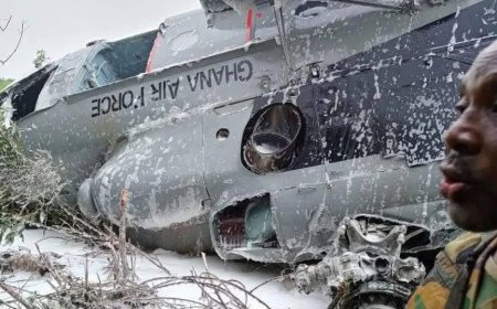 Tragedy Strikes as Ghana’s Defence and Environment Ministers Die in Helicopter Crash