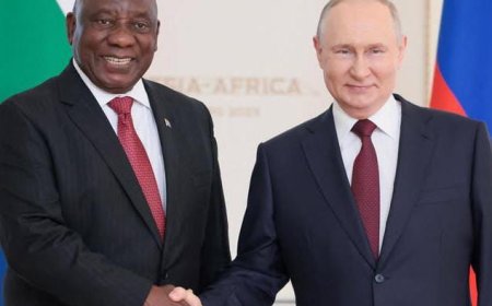Putin Commends Ramaphosa for African Peace Initiatives in Ukraine Crisis