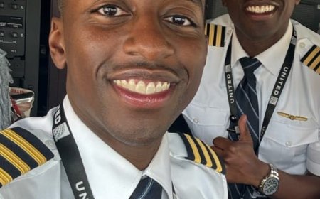 Twin Brothers of African Descent Take Flight Together as Airline Pilots