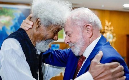Brazil’s President Lula Hosts Nigerian Nobel Laureate Wole Soyinka