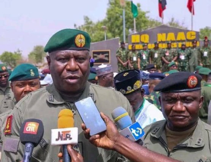 "Many soldiers continue to pay the price of service to our fatherland through their sacrifices and dedication.' " — CG Musa