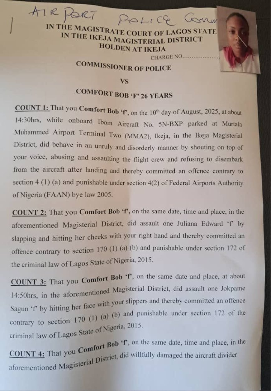 Aviation Minister Releases Details of Assault Case Involving Passenger on Ibom Air Flight