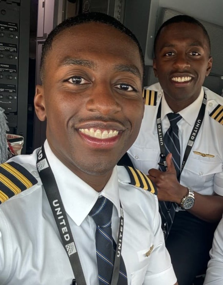 Twin Brothers of African Descent Take Flight Together as Airline Pilots