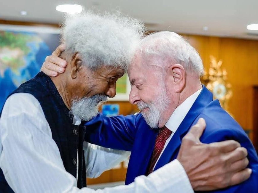 Brazil’s President Lula Hosts Nigerian Nobel Laureate Wole Soyinka