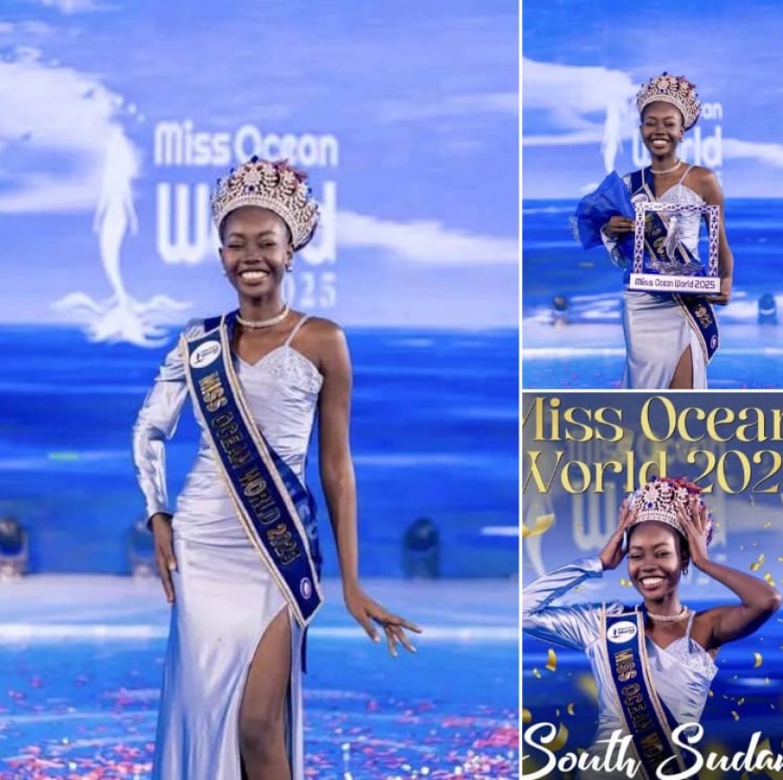 South Sudan’s Evaline Neim Mohammed Salleh Wins Miss Ocean World 2025