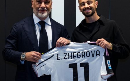 Juventus Present Edon Zhegrova as New No.11 After €20m Move from Lille