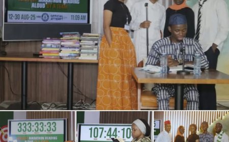 Five Nigerians Complete 18 Day Reading Marathon in Guinness World Record Bid