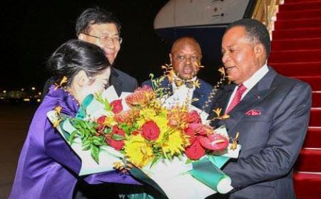 Congo’s President Sassou Nguesso Attends War Anniversary Commemoration in Beijing