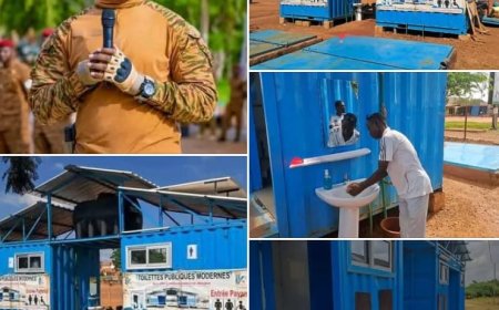 President Traoré Expands Public Toilets Across Burkina Faso to Promote Hygiene