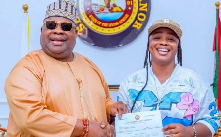 Osun Governor Adeleke Offers Job and Scholarship to Puff Puff Seller, Delivering on His Pledge