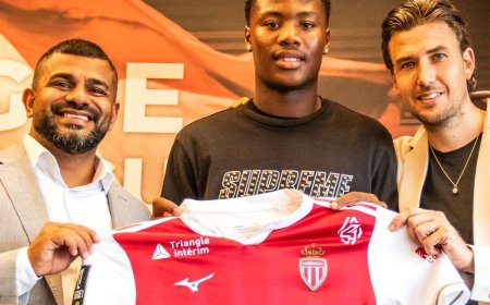 AS Monaco Secure Rising Danish Nigerian Striker Ekene Chukwuani