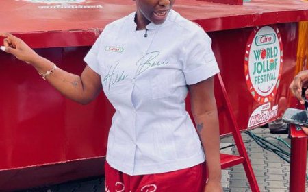 Nigerian chef Hilda Baci was overcome with emotion as she received the announcement confirming her latest Guinness World Record achievement.