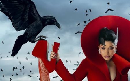 Cardi B is seriously selling her album in the train too