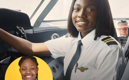 Ghana’s Audrey Swatson Soars as Youngest Female Commercial Pilo
