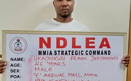 NDLEA arrests Brazil returnees with 116 wraps of heroin & cocaine at Lagos airport