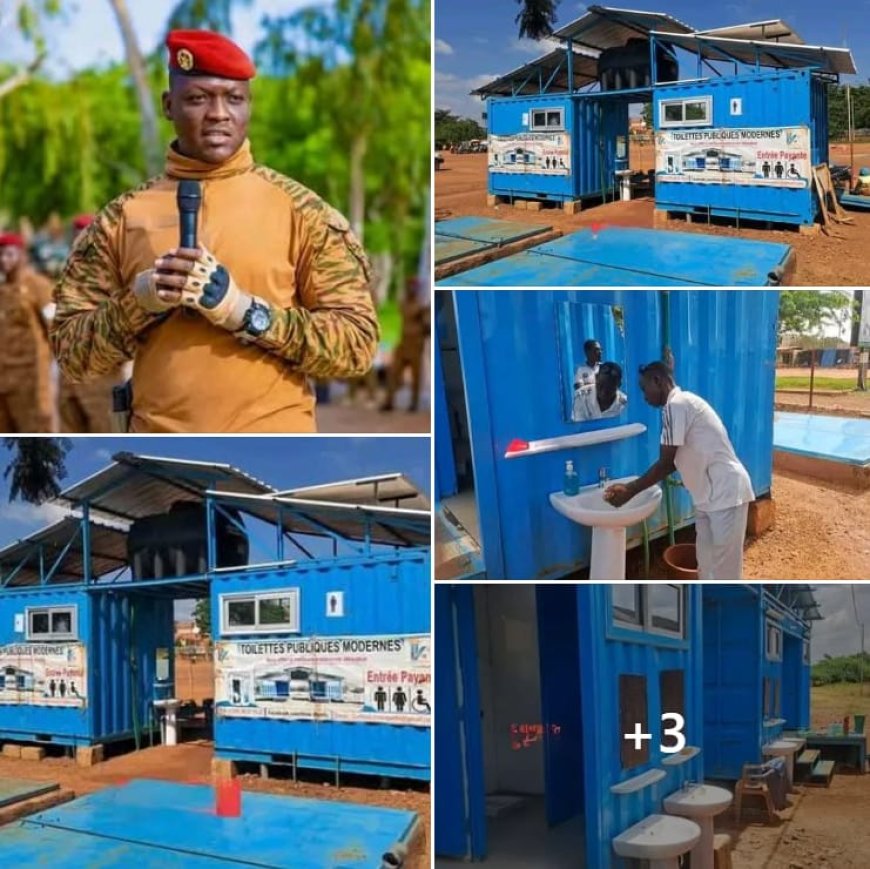 President Traoré Expands Public Toilets Across Burkina Faso to Promote Hygiene