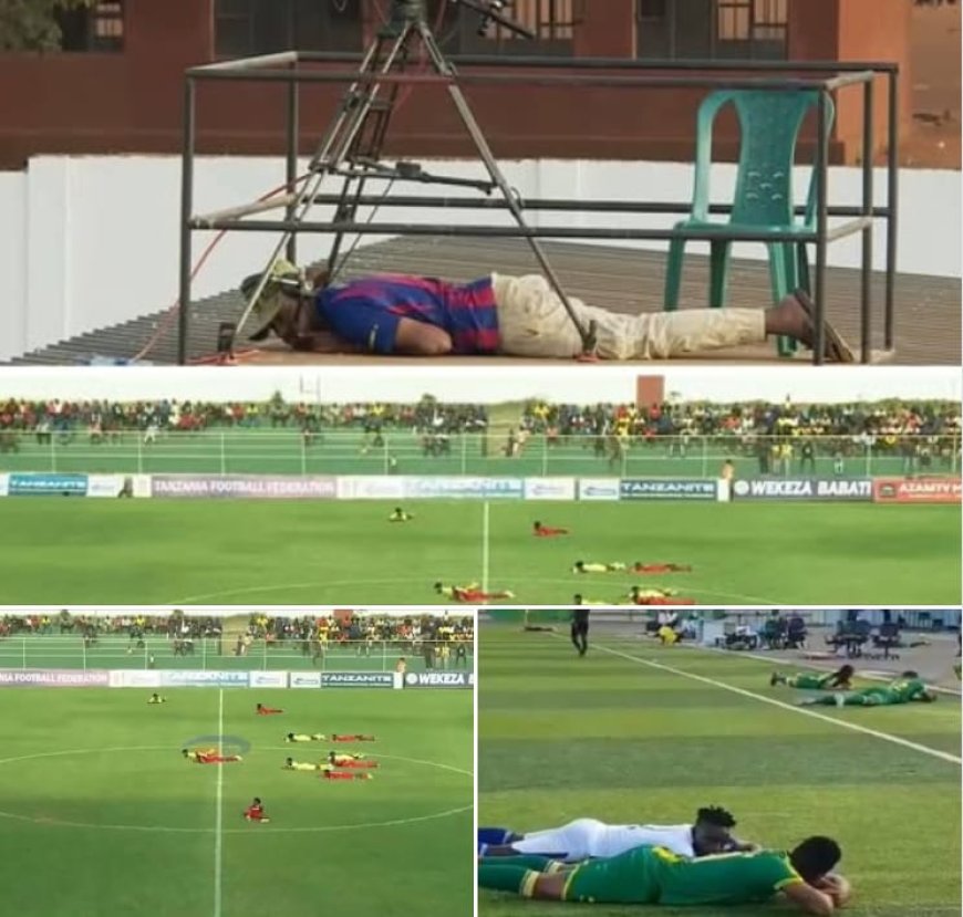 A pre-season friendly between City FC Abuja and JKU FC in Tanzania, was unexpectedly interrupted by a swarm of bees.
