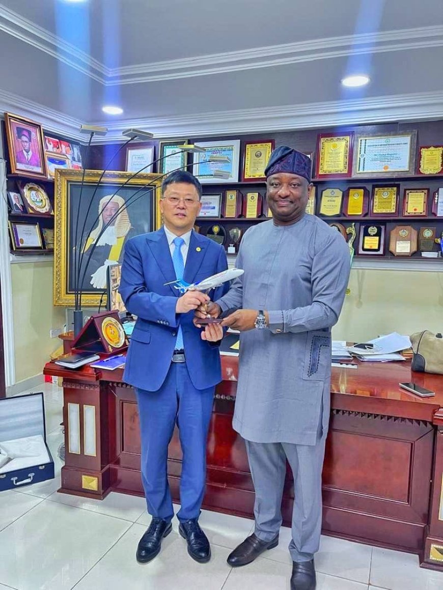 Aviation Minister Keyamo Meets Chinese Ambassador, COMAC Officials