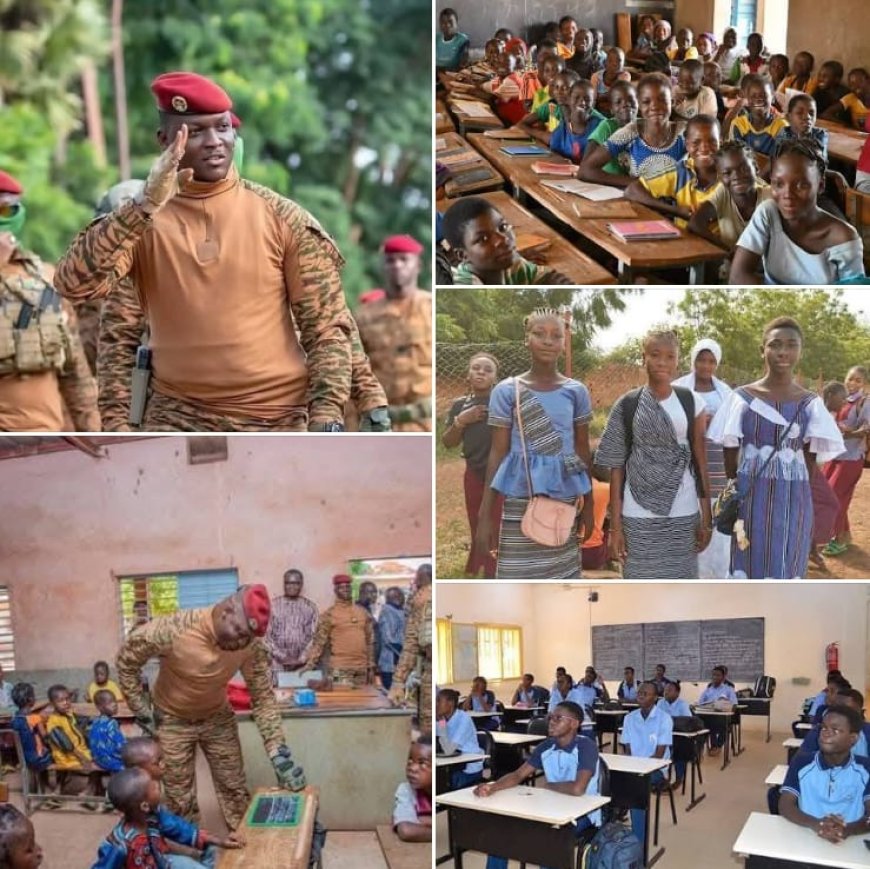 Traoré’s Government Makes Primary Education Free and Compulsory in Burkina Faso