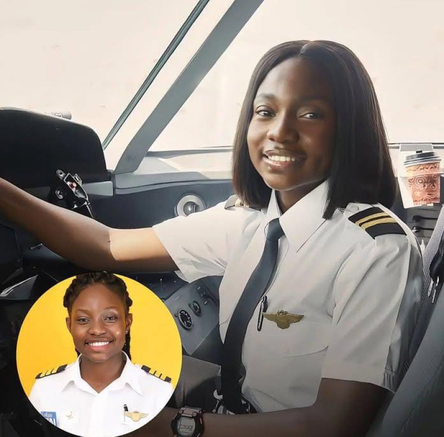 Ghana’s Audrey Swatson Soars as Youngest Female Commercial Pilo